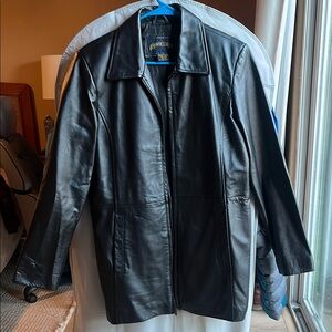 Black Shaver Lake Leather Jacket